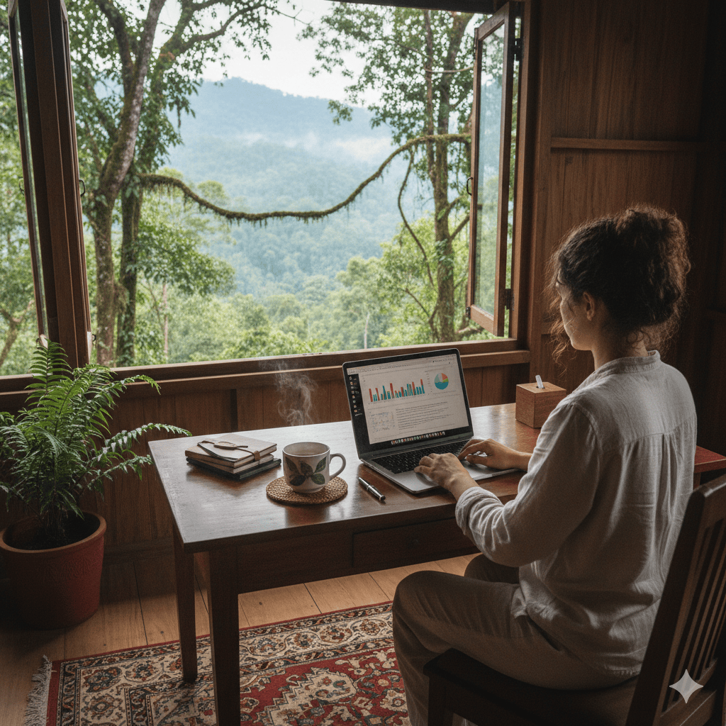 Why Rainforest Vibe Is the Best Place for Digital Nomads to Work and Truly Live